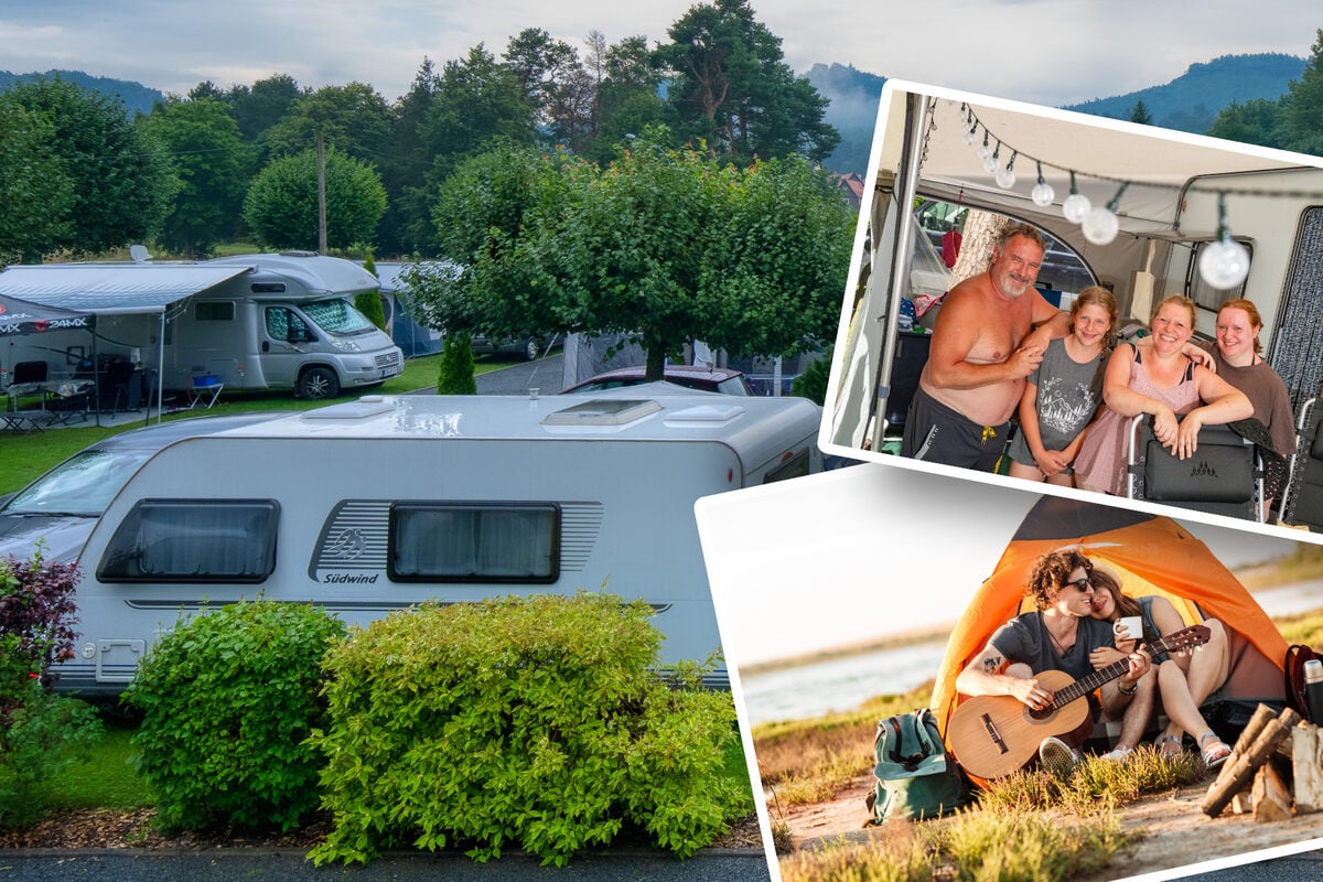 Im Wohnwagen Freiheit genießen: Urlaub mitten in der Natur - Camping boomt in Sachsen wie nie zuvor