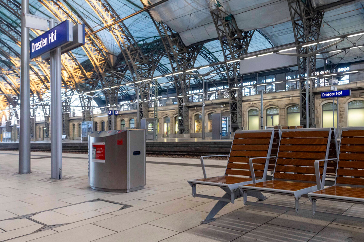 Bauarbeiten! Dresdner Hauptbahnhof für 24 Stunden voll gesperrt