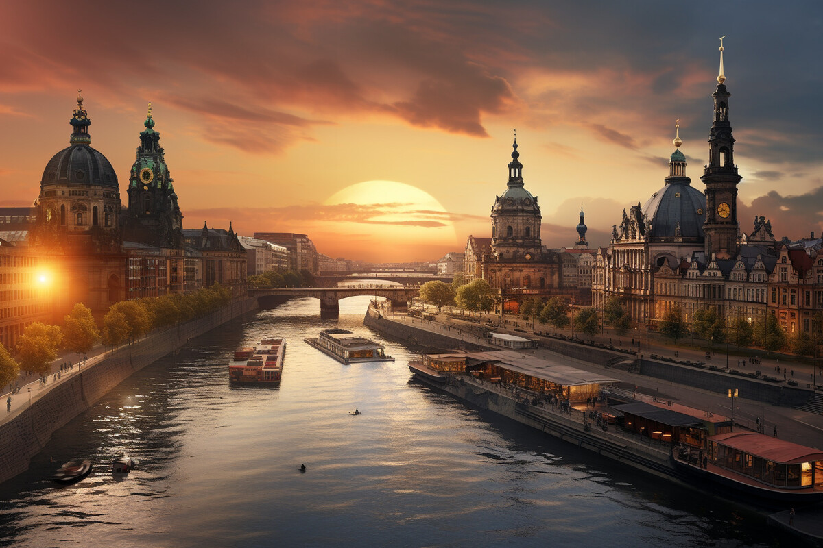 Dresden in Bildern: So stellt sich eine Bild-KI Sehenswrdigkeiten in  Dresden vor