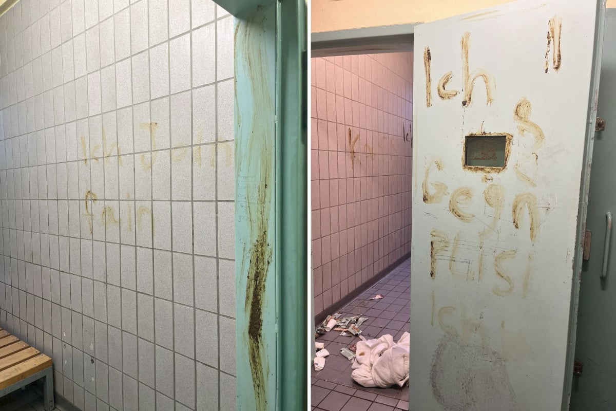 Kot-Alarm im Knast: Was die Berliner Polizisten in der Zelle finden, stinkt zum Himmel