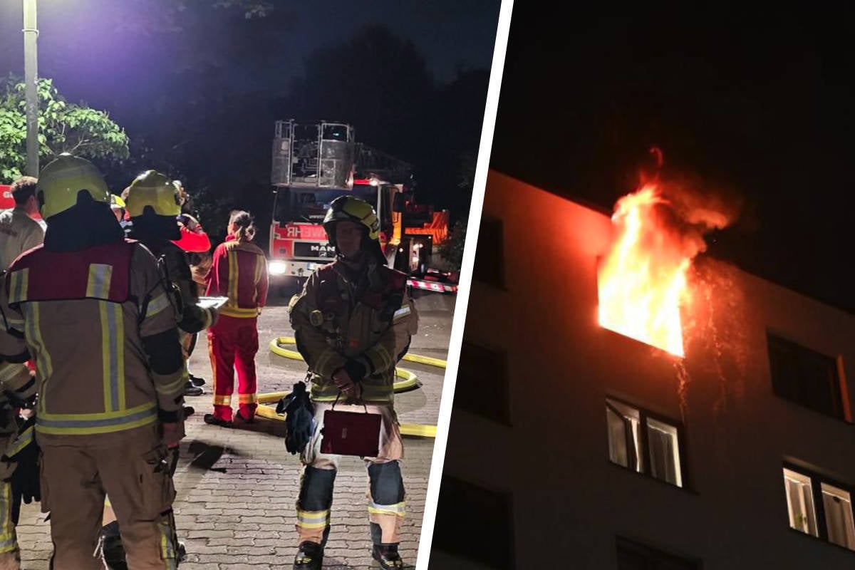 Hochhausbrände in Berlin: Feuerwehr muss gleich zweimal in luftiger Höhe ran