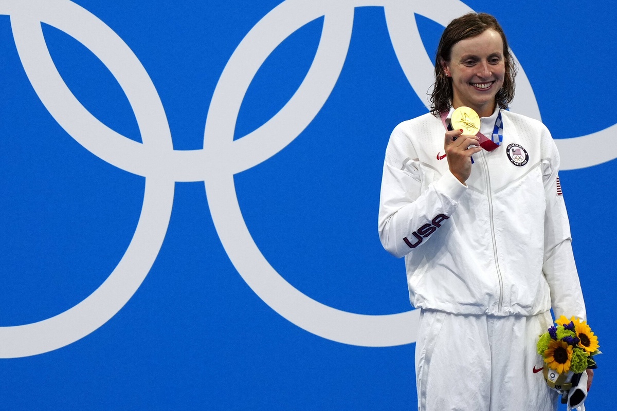 Olympics: Katie Ledecky Finally Gets The Gold And A Place In History ...