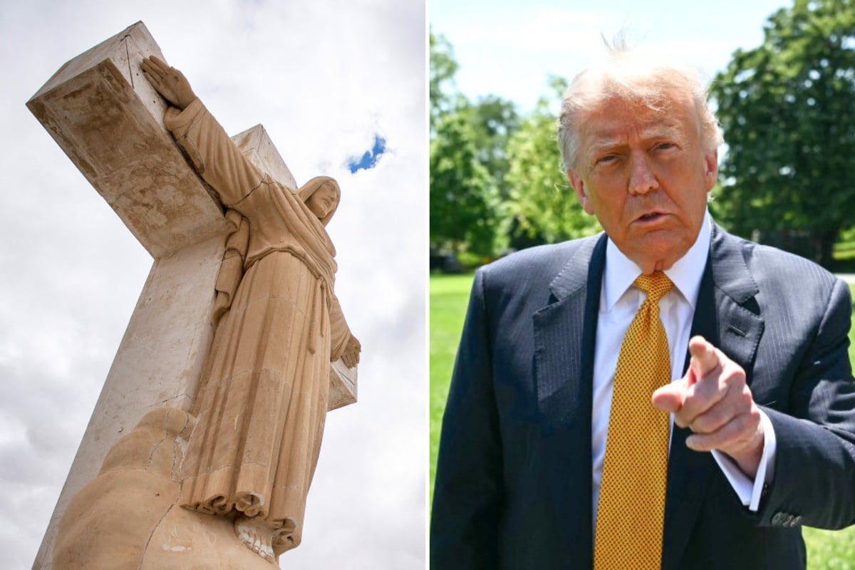 Trump sues Catholic Diocese to gain control of New Mexico holy land for border wall