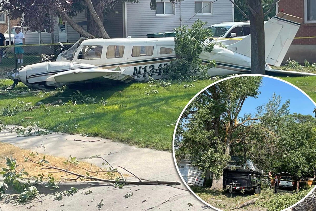 Flugzeug macht Bruchlandung in Vorgarten: "Dachte, ein Haus sei explodiert"