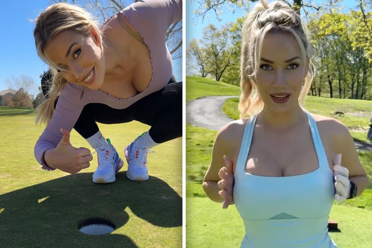 Golfen mit großen Brüsten? Paige Spiranac bringt Fans mit sexy Tipps zum  Lachen