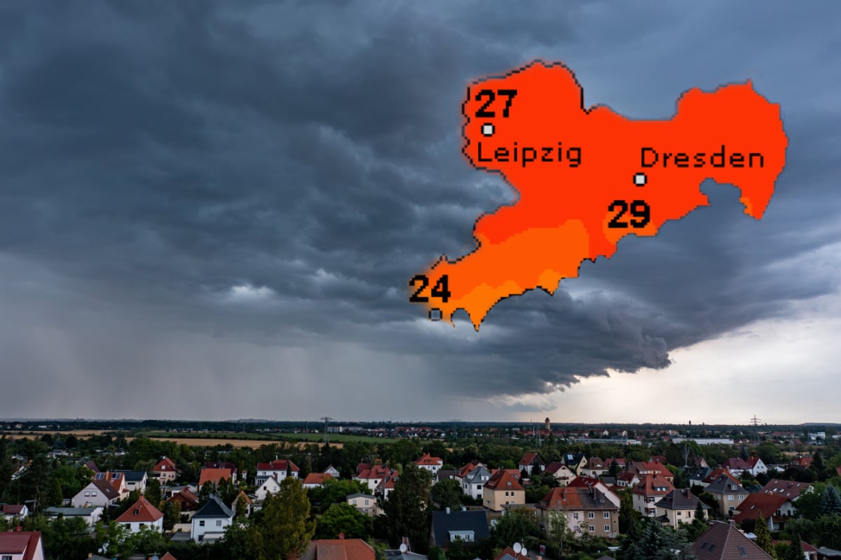 Nächstes Unwetter über Sachsen: DWD warnt vor Sturmböen und Gewittern