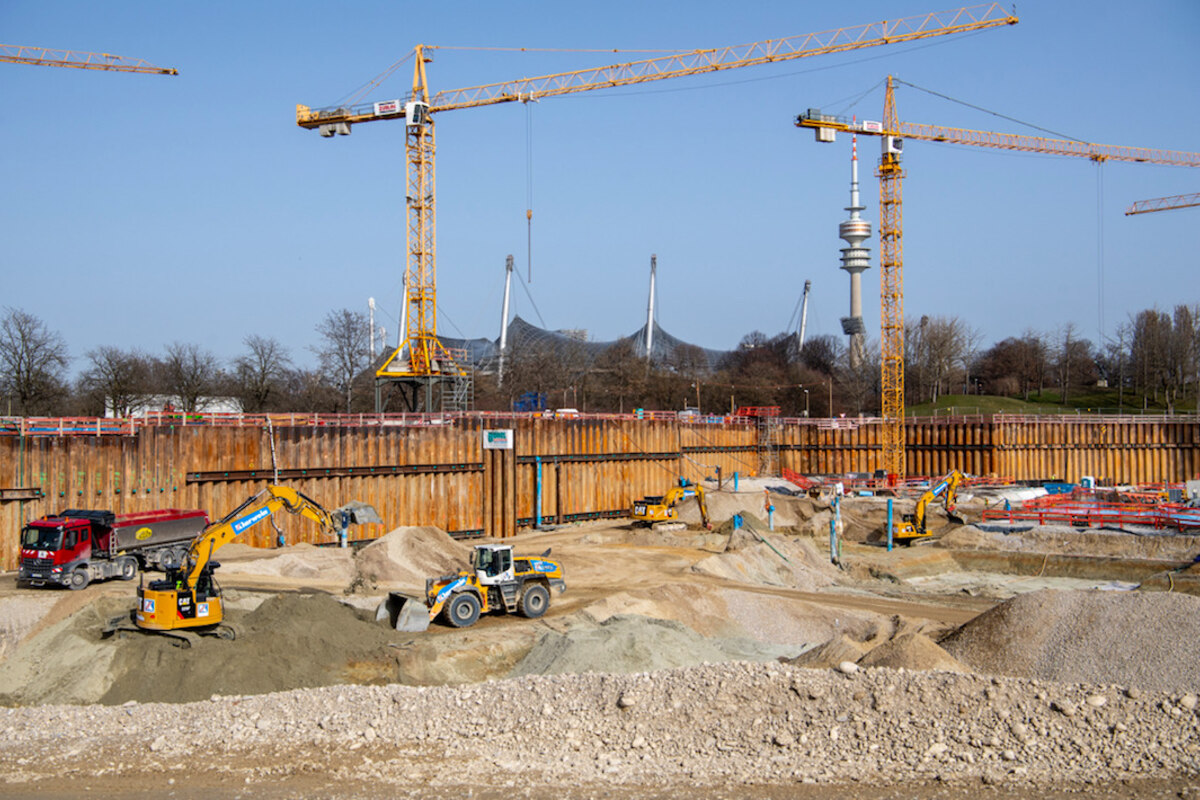 Grundstein gelegt: Hier entsteht die neue Münchner Sporthalle am Olympia-Gelände