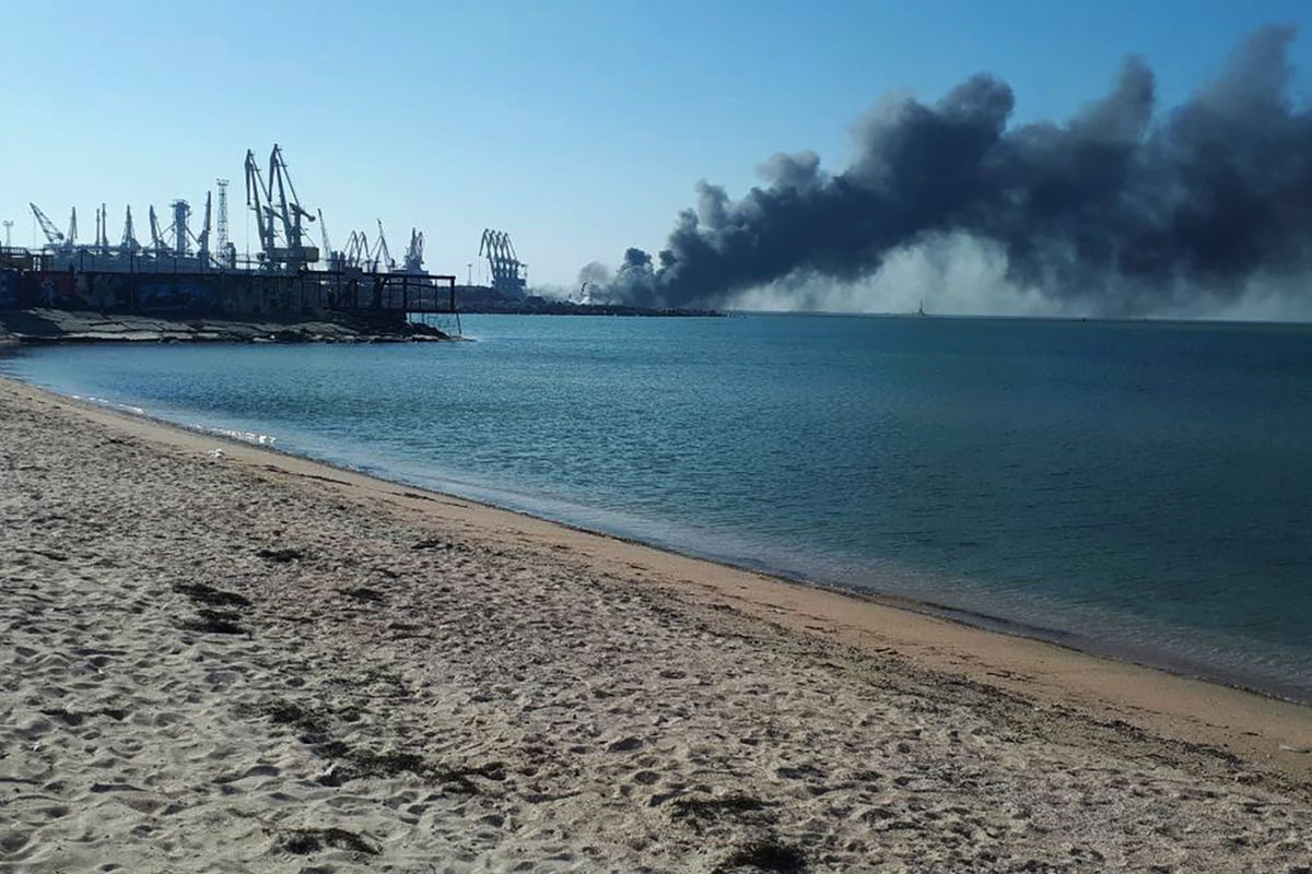 Ukraine-Krieg: Russischer Frachter sinkt im Asowschen Meer - Gab es einen Drohnenangriff?