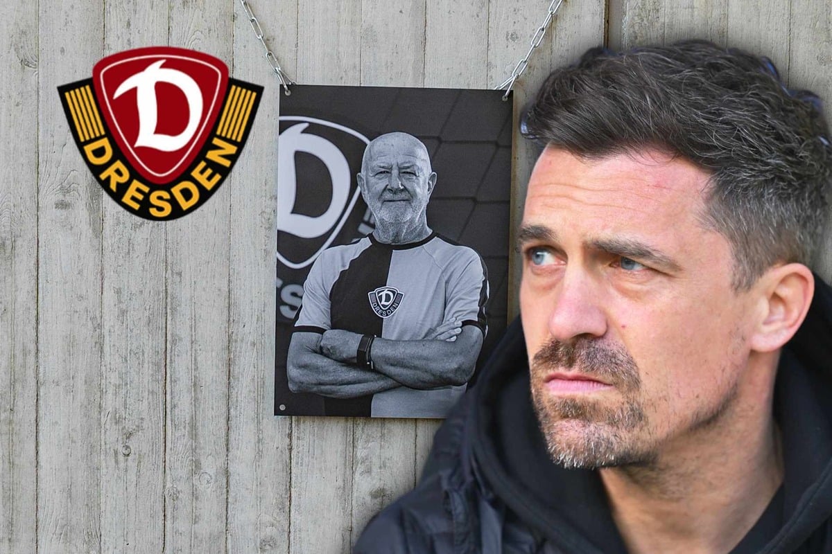 Dynamo vor Spiel eins nach Hansi Kreische (†78): 