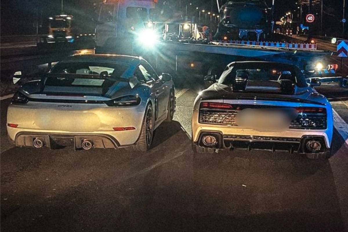 Mit 160 Sachen: Raser-Trio liefert sich Rennen auf Stadtautobahn