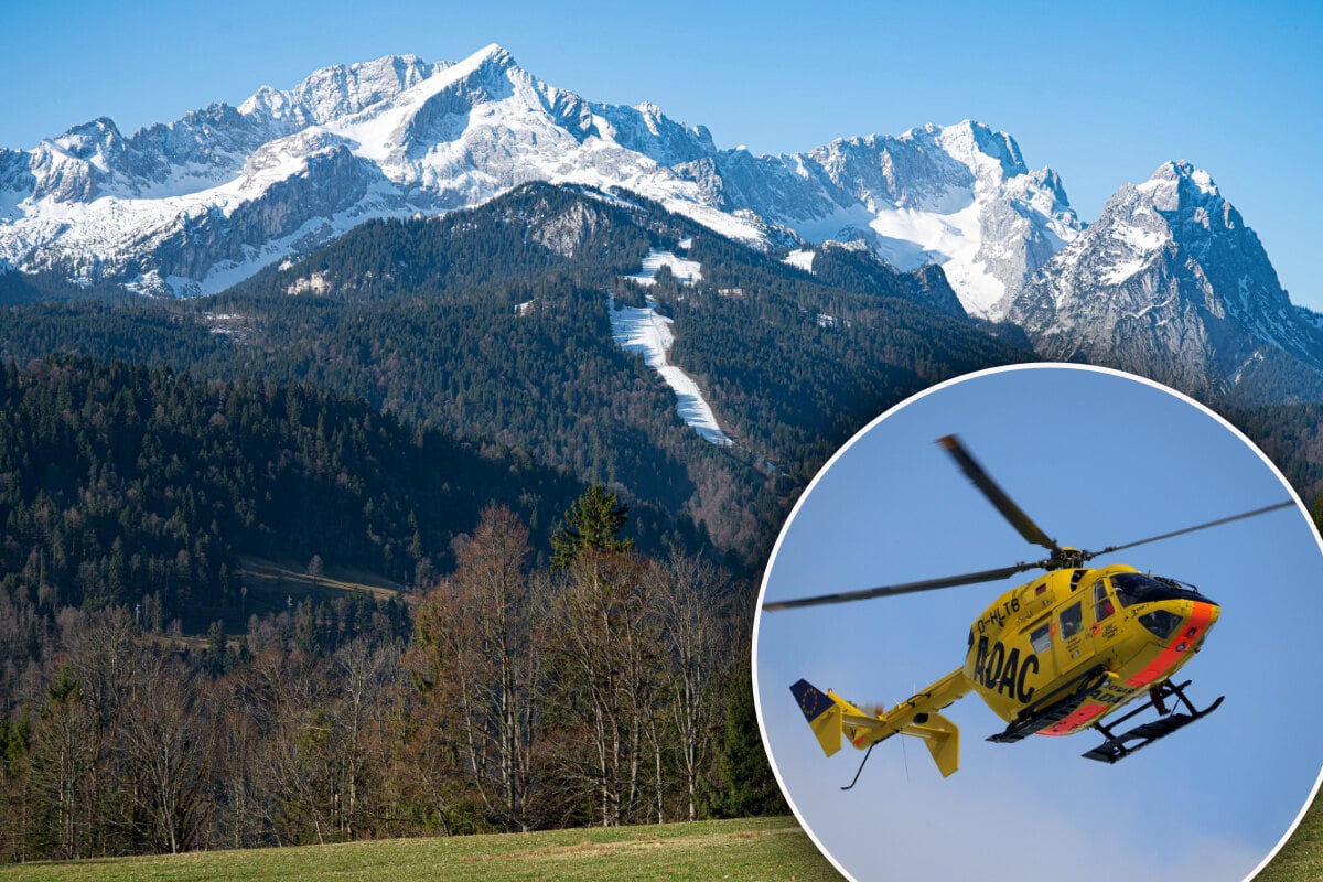 Tödliches Unglück an der Zugspitze: Bergsteiger stürzt Hunderte Meter tief und stirbt