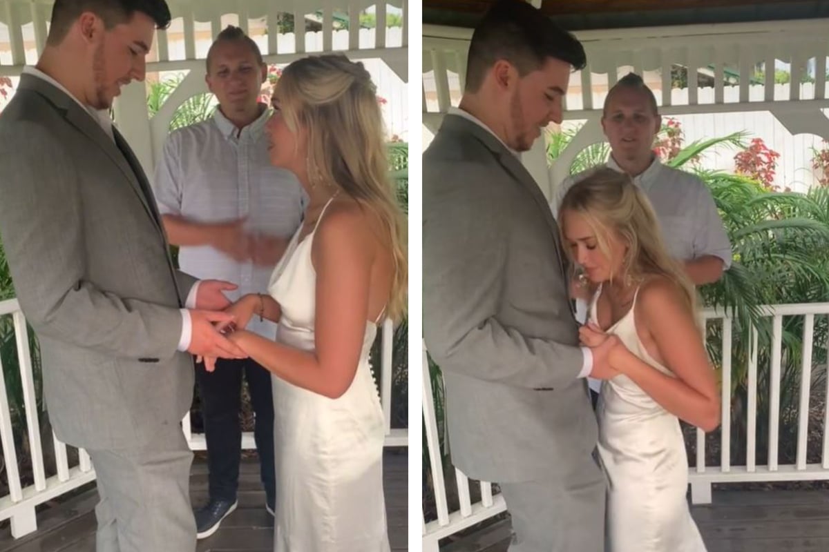 Bride collapses at wedding in Florida: What happens then makes everything worse