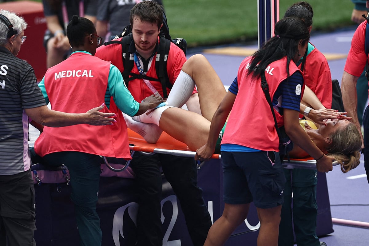 Verletzungs-Dramen zum Leichtathletik-Start: Gleich zwei Olympia-Athletinnen abtransportiert