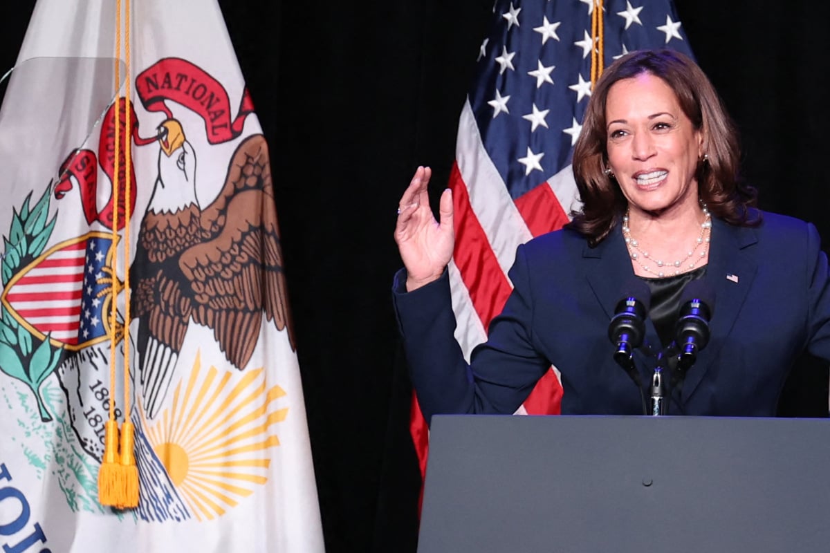 Kamala Harris Rallies For Abortion Rights In Chicago: "Elections Matter!"