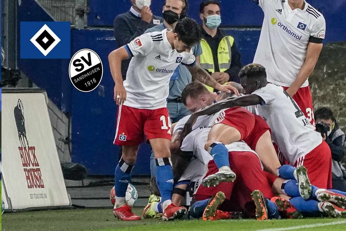 HSV siegt nach verrückter Partie in der Nachspielzeit gegen den SV Sandhausen