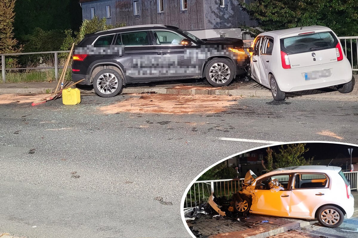 24-J-hrige-ger-t-in-Gegenverkehr-F-nf-Verletzte-bei-Frontalcrash-in-Sachsen