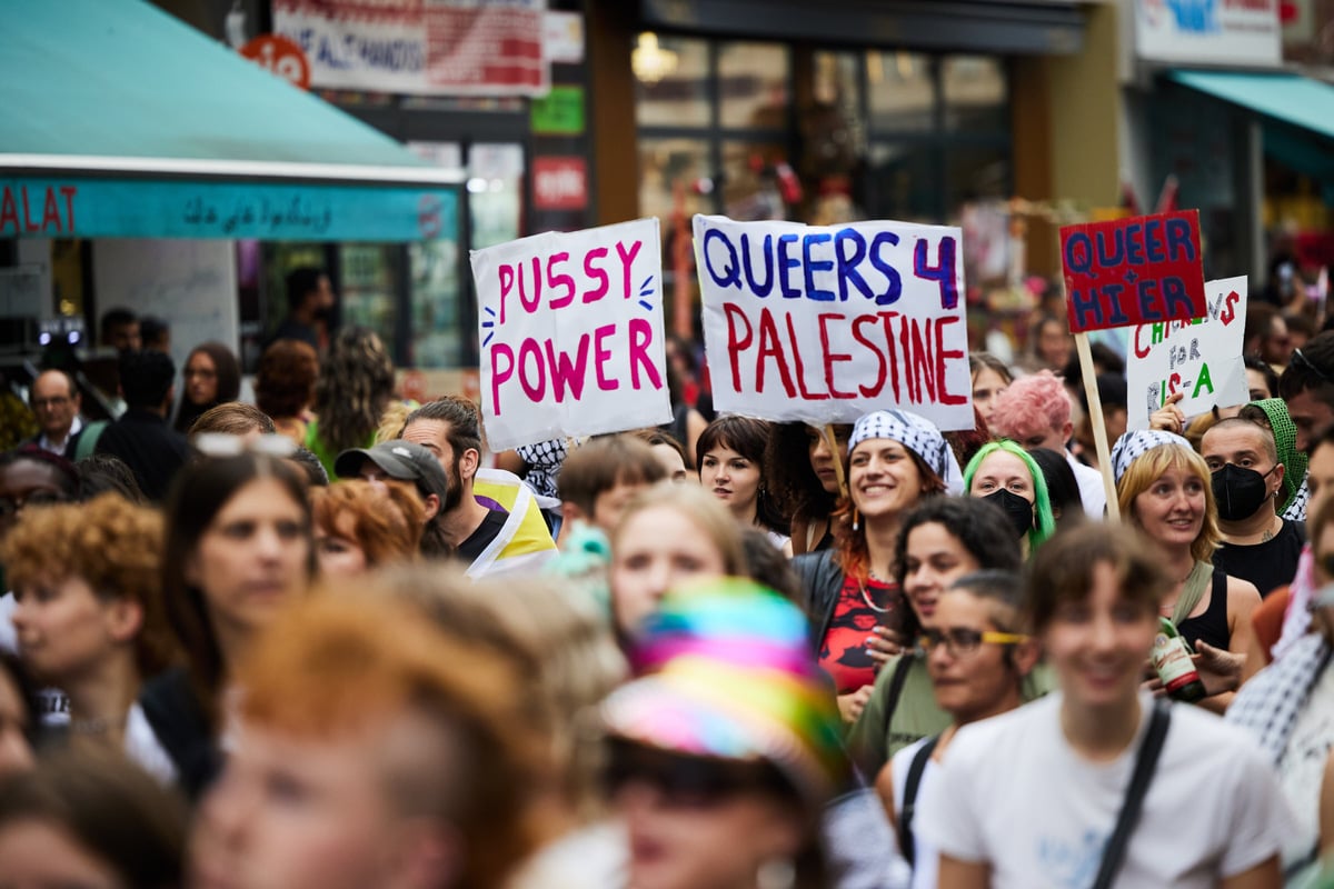 Dyke* March in Berlin: Antisemitische Parolen bei Demo für lesbische Sichtbarkeit