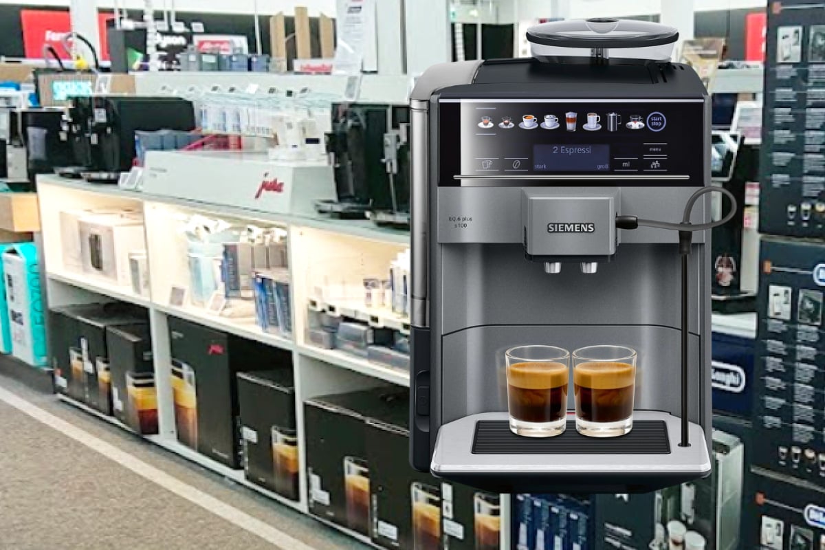 MediaMarkt verkauft Siemens-Kaffeevollautomat am Samstag (7.12.) besonders günstig