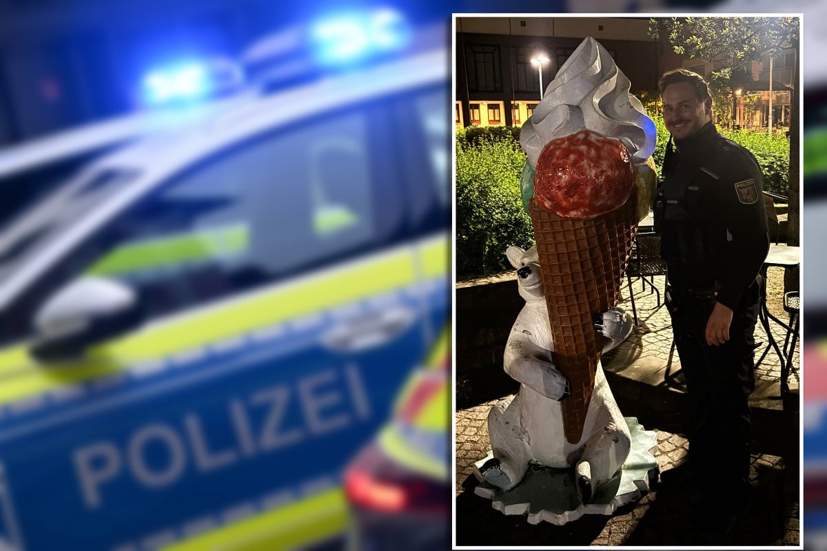 Kurioser Fall: Riesen-Eiswaffel verschwindet und taucht 30 Kilometer entfernt wieder auf
