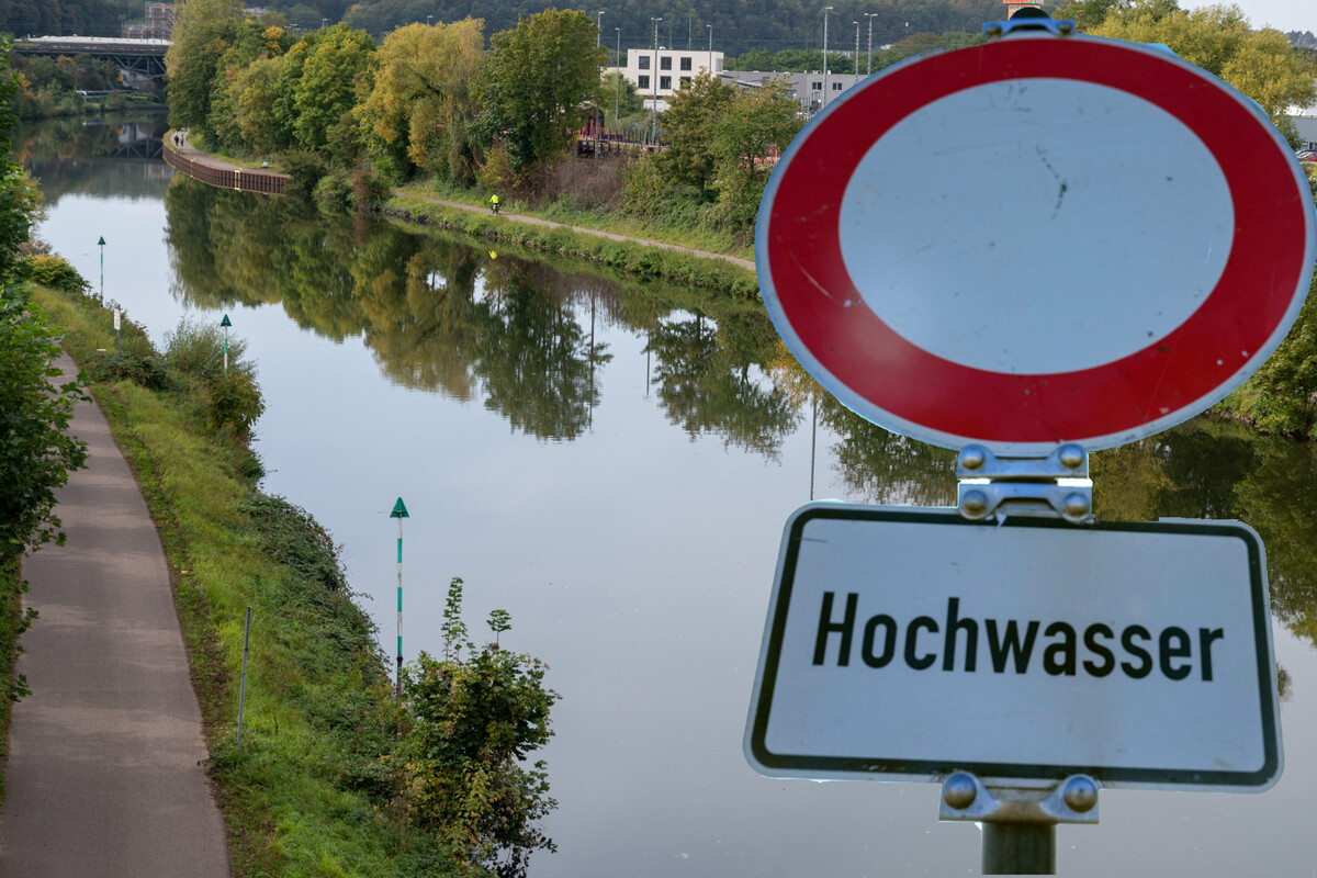 Überflutungsgefahr! Wasserstände an Flüssen steigen wegen kräftiger Regenfälle