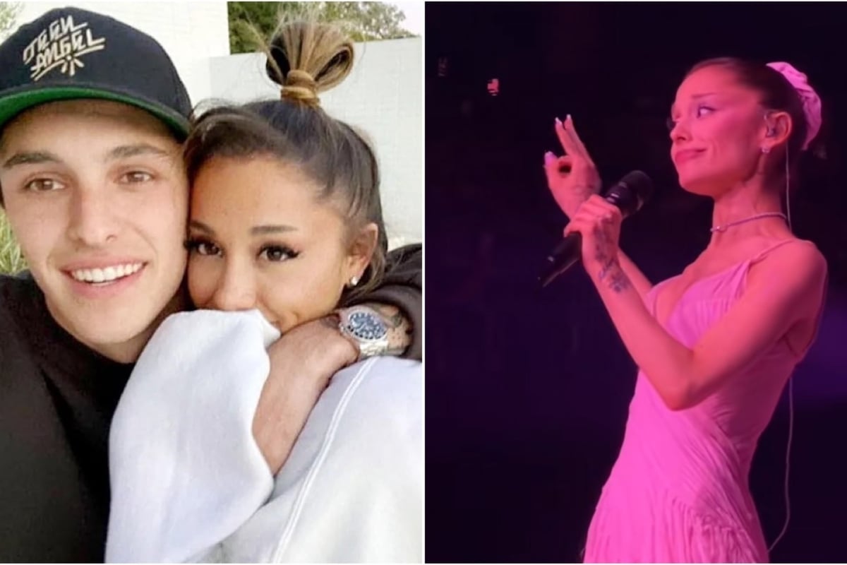 Ariana Grande seemingly disses ex-husband Dalton Gomez on Eternal Sunshine tour!