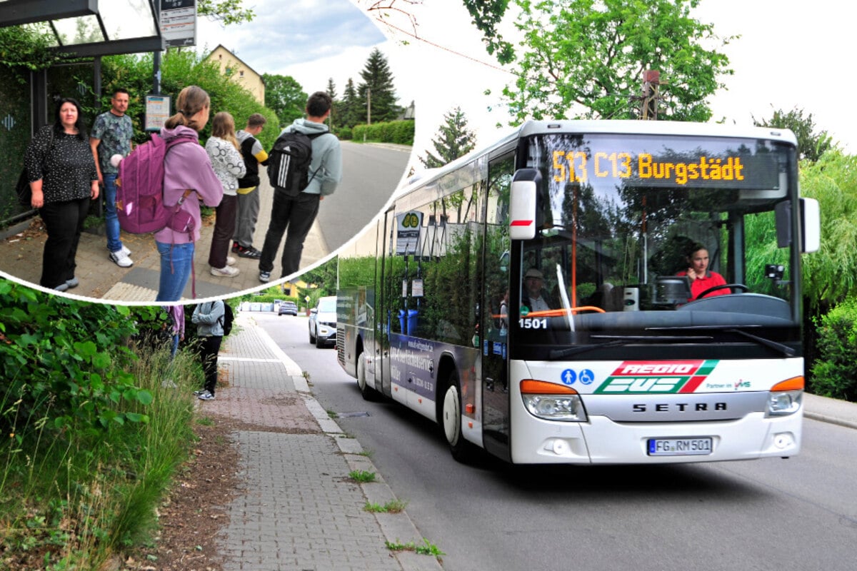 Busse zu voll! Busfahrer lassen Chemnitzer Schulkinder stehen