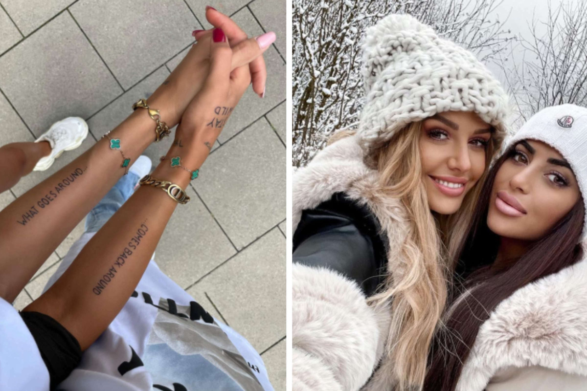 Gerda Lewis streitet mit Followern über neuestes Tattoo Fehlerhafte