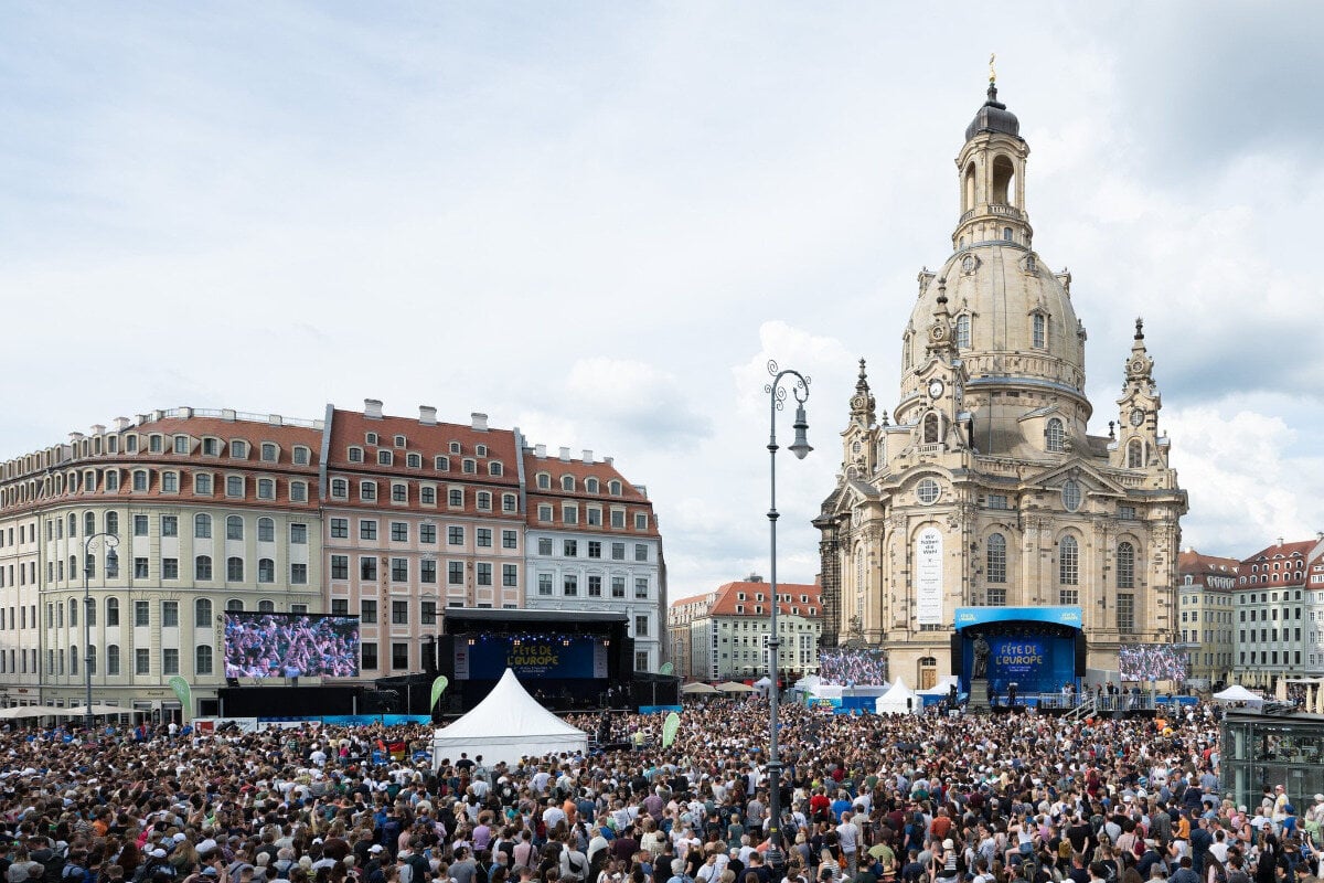 Kommentar: Warum der Macron-Besuch ein guter Tag für Dresden war