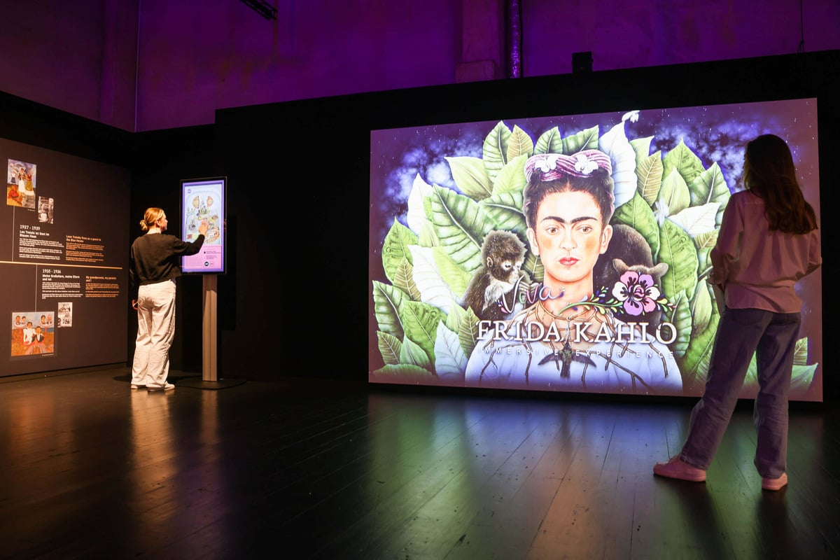 Viva Frida Kahlo Hamburg MultimediaAusstellung erweckt Werke der