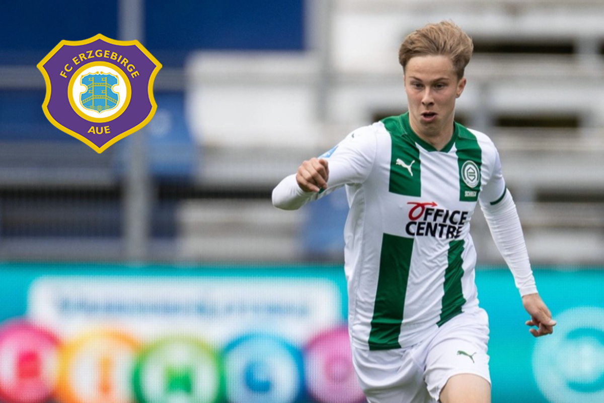 FC Erzgebirge Aue verpflichtet Offensivspieler Sam Schreck vom FC Groningen