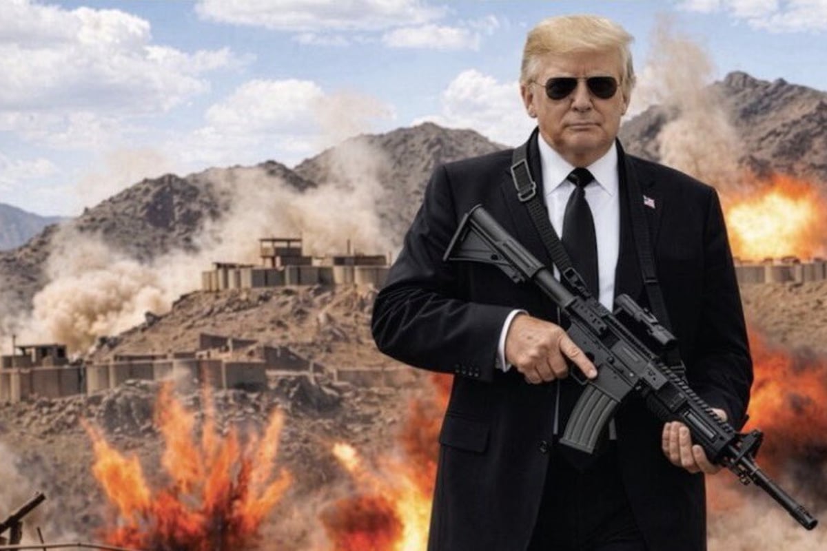 Trump posts cringeworthy meme in message to Iran: "They better get smart soon"