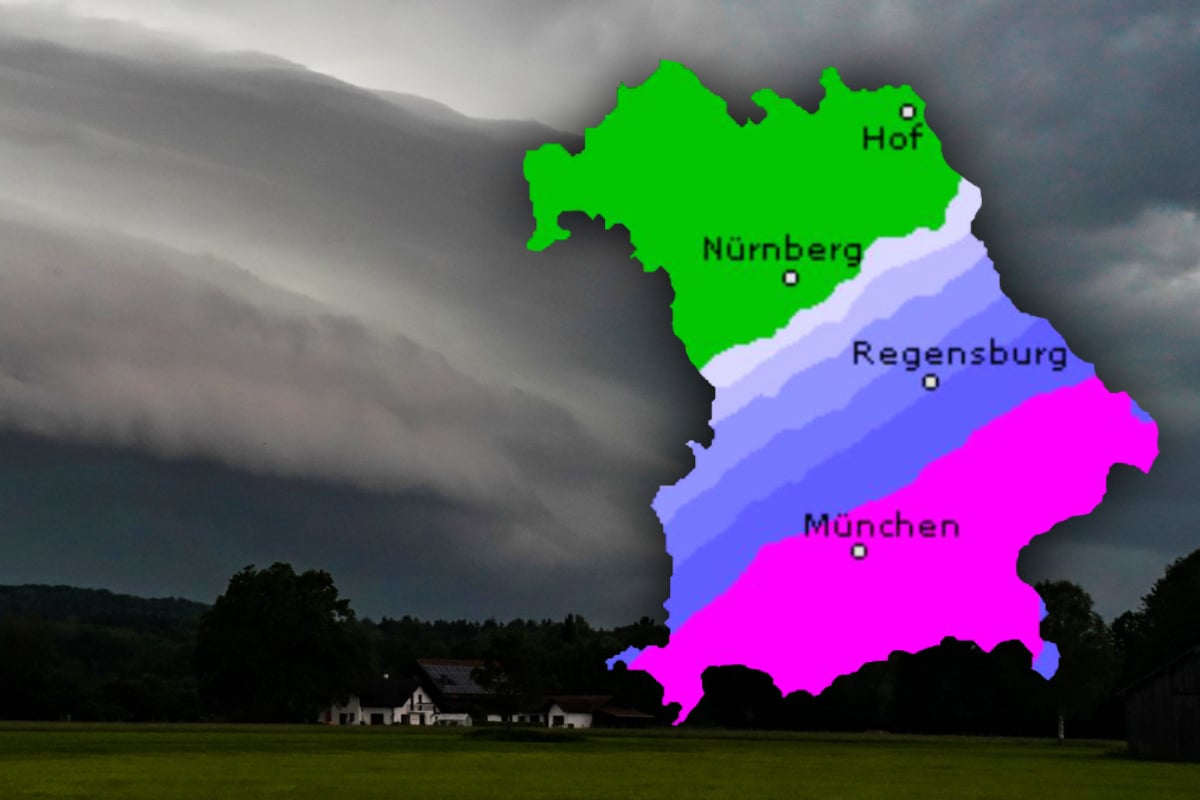 Deutscher Wetterdienst warnt: Heute kracht es in Bayern richtig!