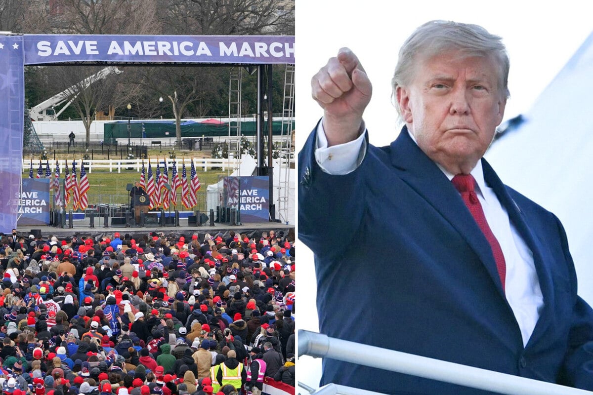 Trump accused of giving contractor behind January 6 rally "favorable" contracts for America 250 events