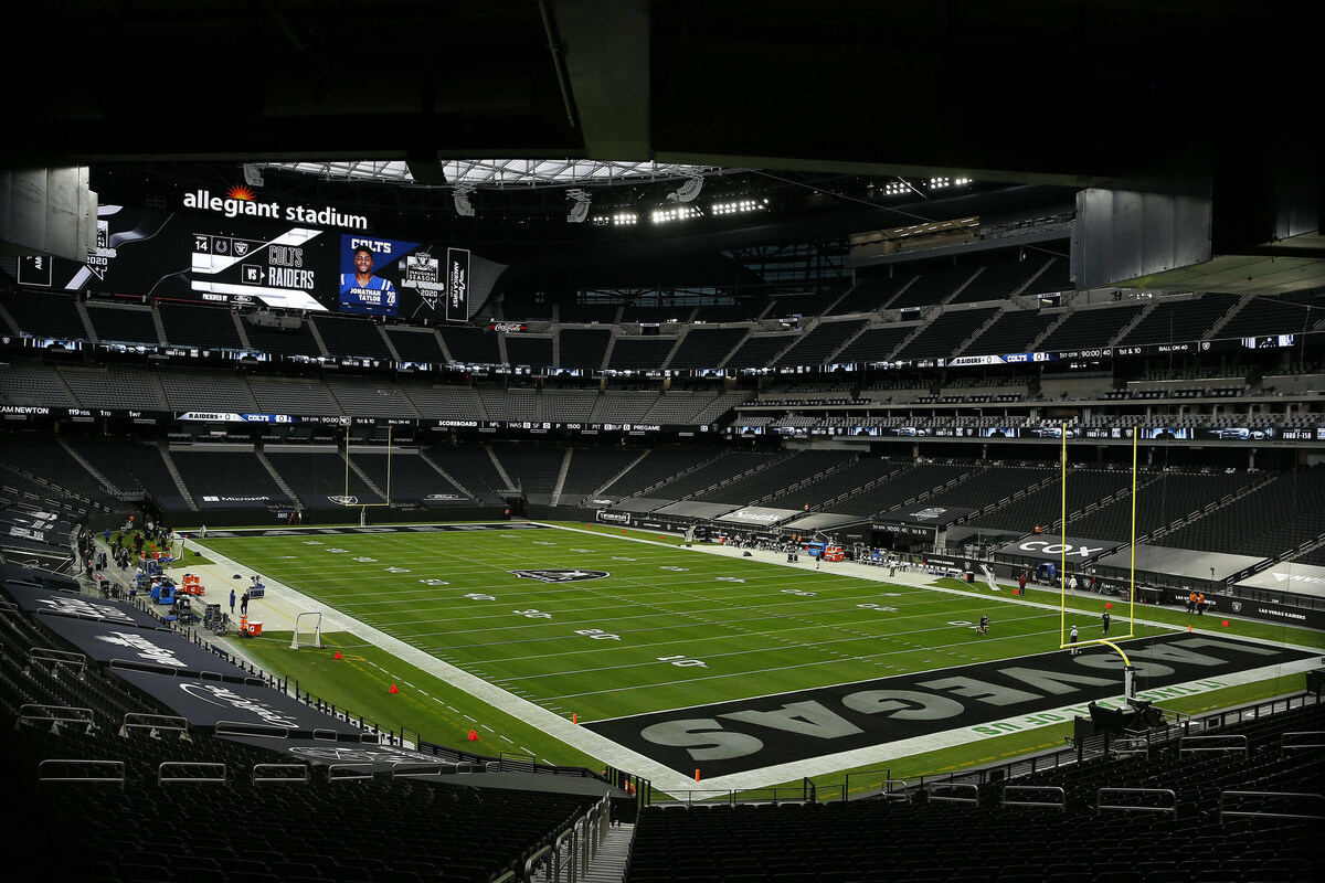 Raiders' official welcoming of fans to Allegiant Stadium was perfectly Vegas