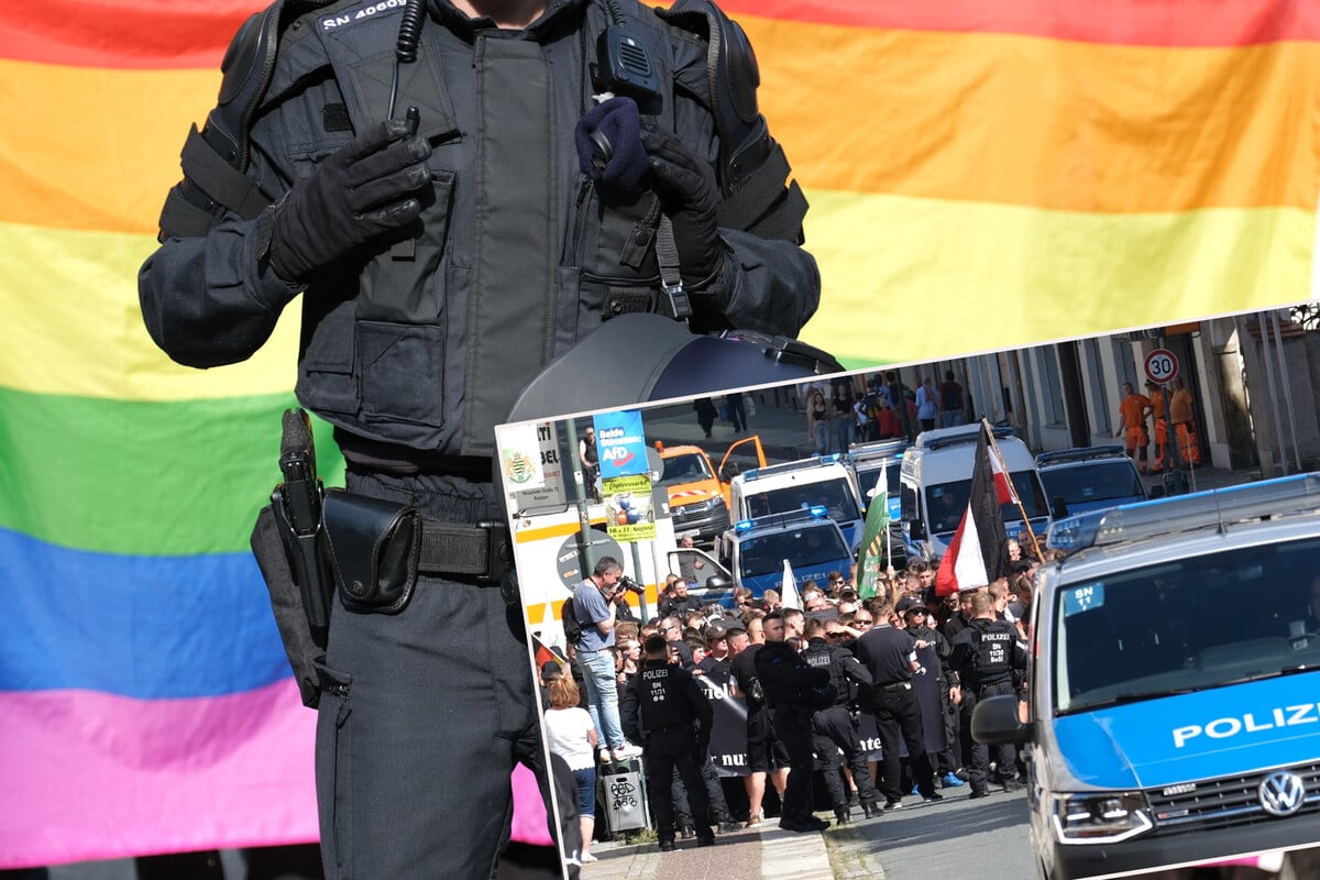 Aufgeheizte Stimmung in Bautzen: Großaufgebot der Polizei sichert "Christopher Street Day"