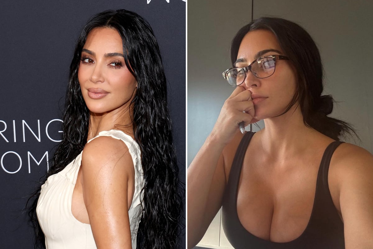 Kim Kardashian puts sultry spin on studying with new law school selfie