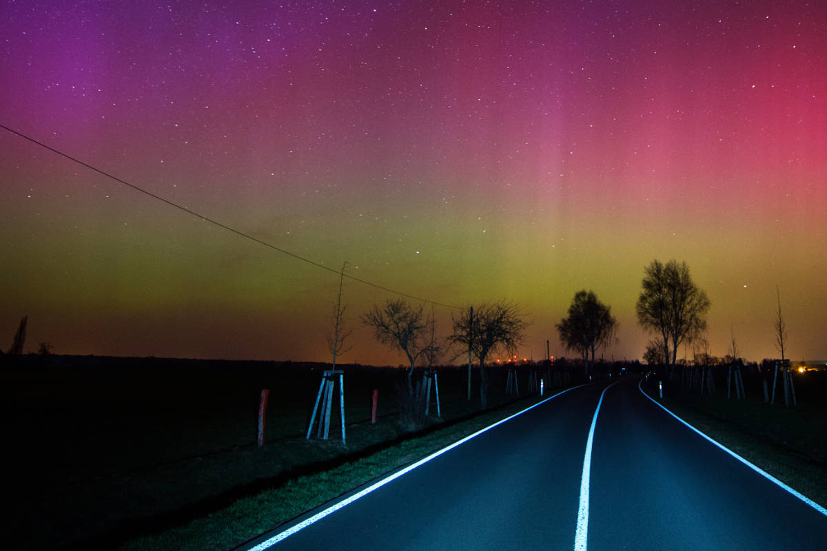 Aufgepasst: Heute Nacht könnten wieder Polarlichter zu sehen sein!