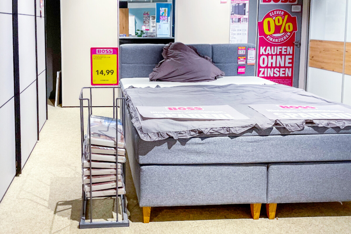 Möbel Boss verkauft moderne Betten so günstig wie nie