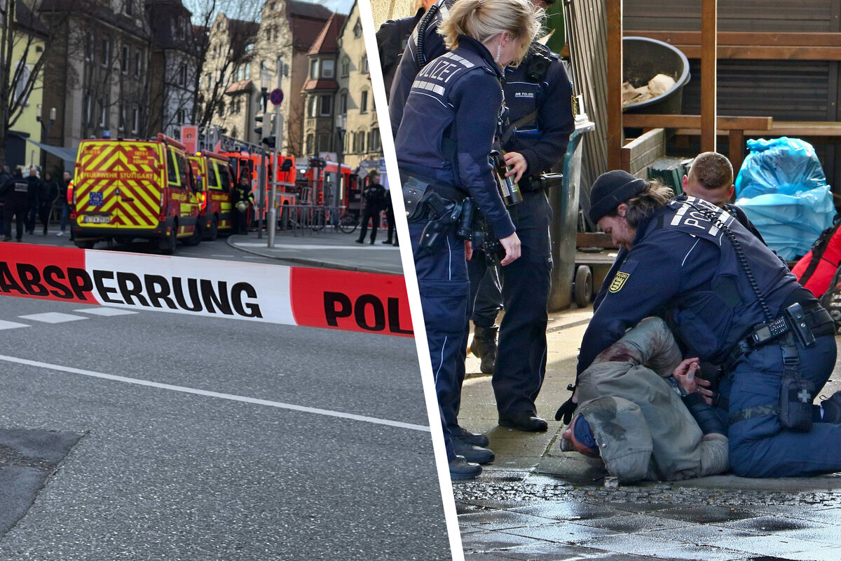 Großeinsatz in Stuttgart: Zwei Tote nach Brand, bewaffneter Mann festgenommen