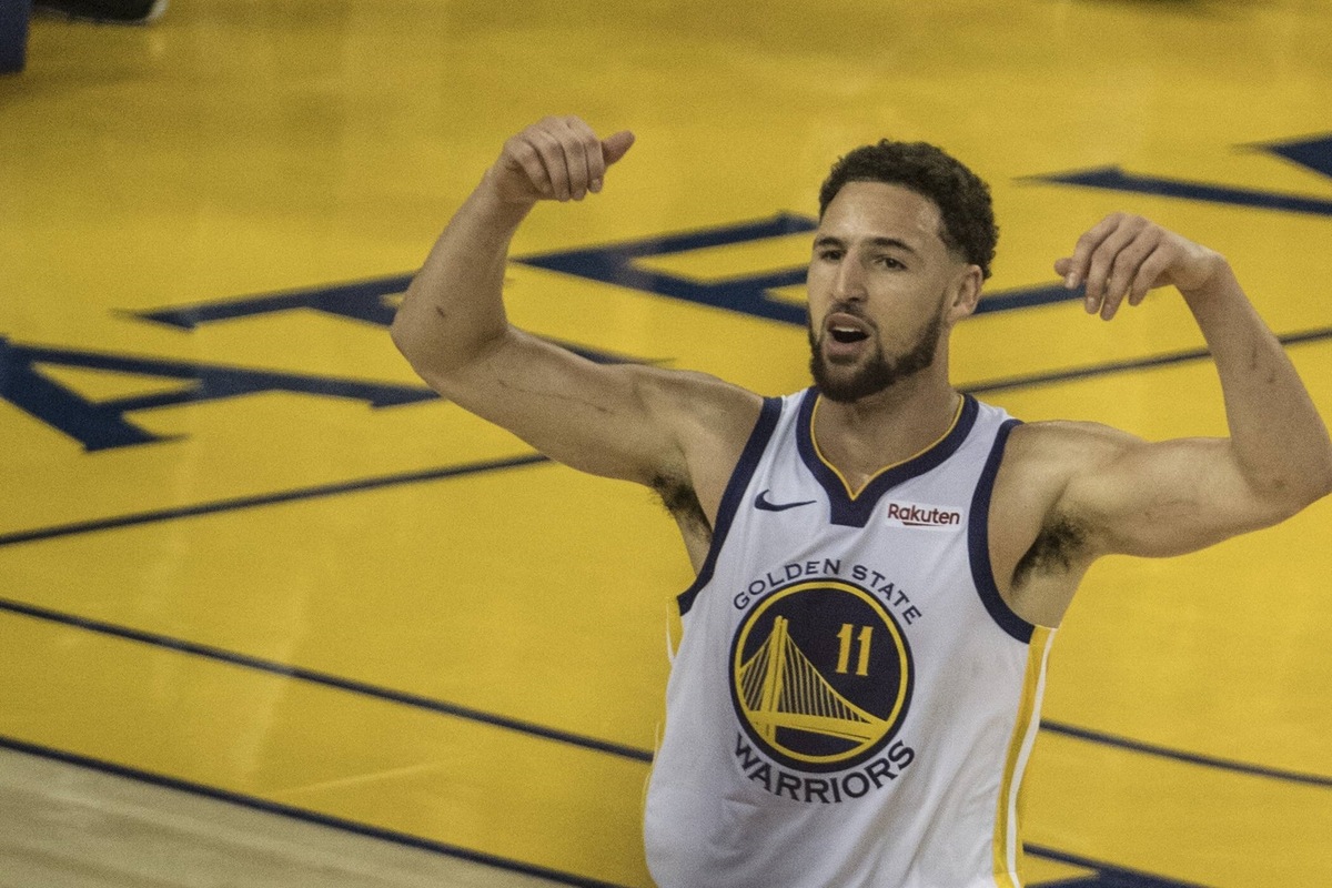 Klay thompson alternate sale jersey