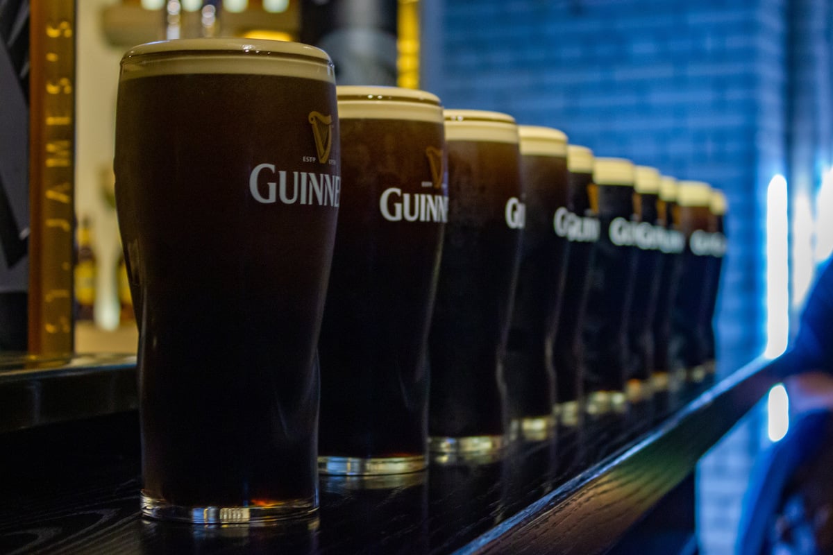How many pints of Guinness are consumed on St. Patrick