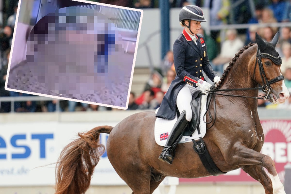 Erschreckendes Video zeigt: So brutal quälte suspendierte Olympiasiegerin ihr Pferd!