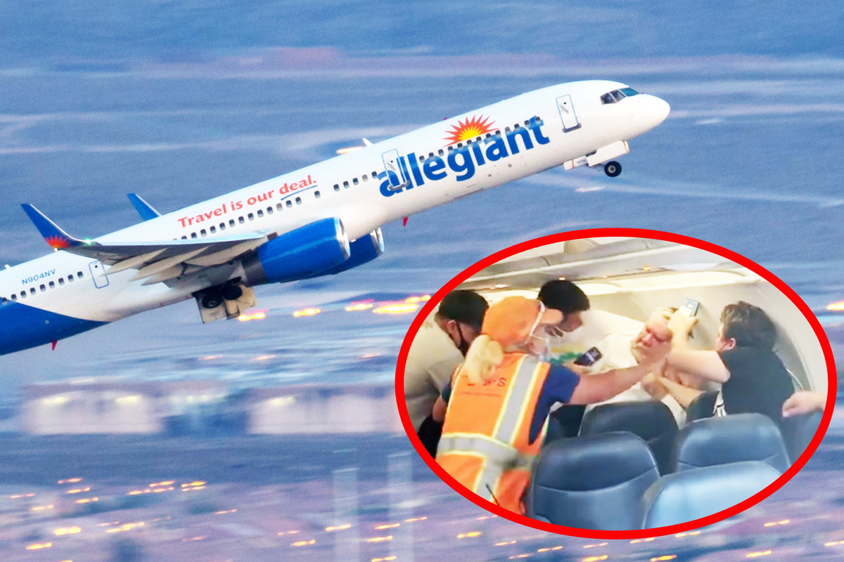 Punches thrown on a plane after one man refuses to wear a mask