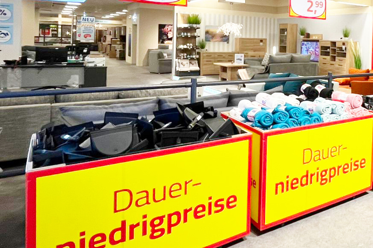 Elmshorn'daki ROLLER, 5 Mayıs Pazar günü tüm mobilyalarda büyük