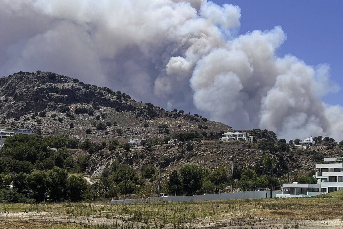 Dertour Rhodos Waldbrand