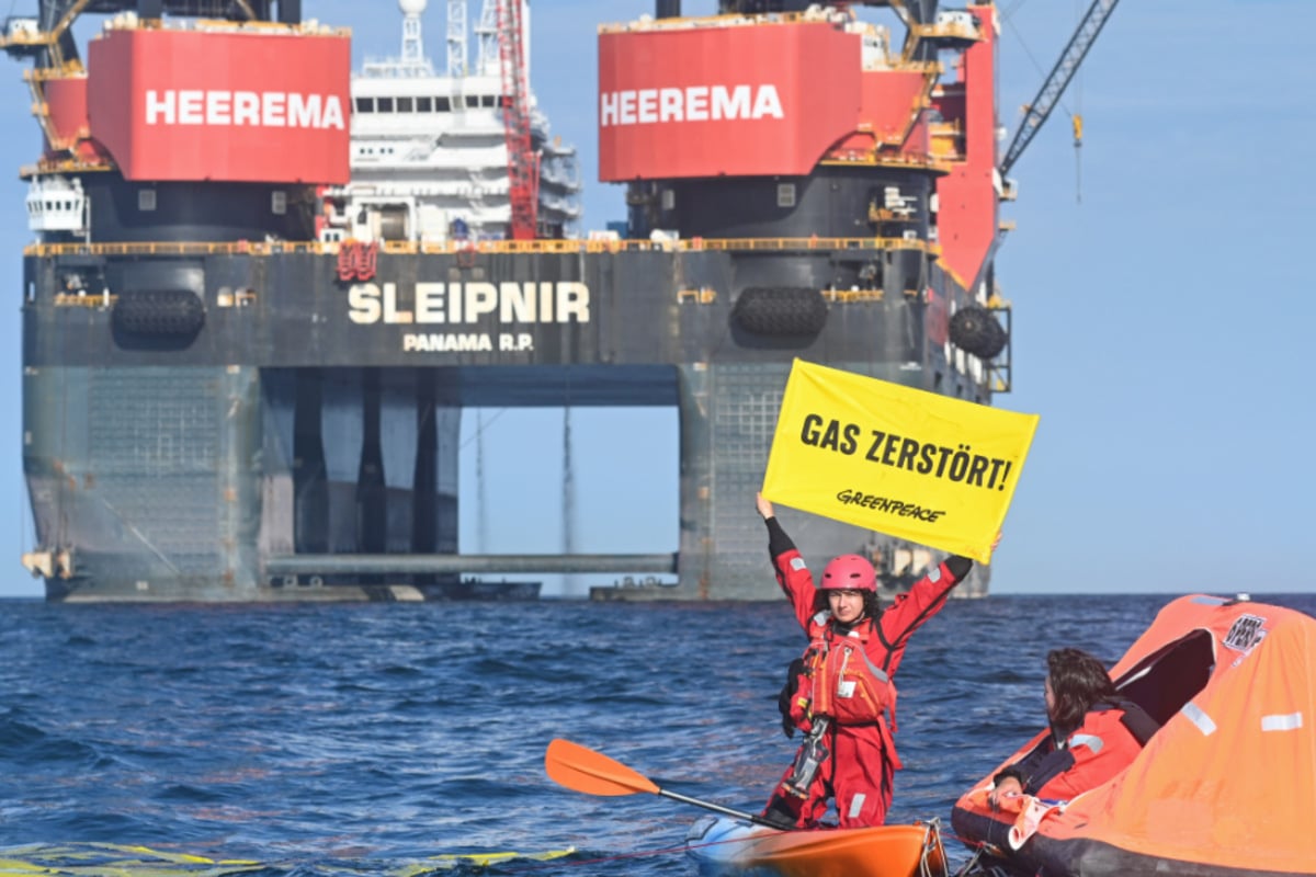 Blockade auf Nordsee: Greenpeace will sich nicht zurückziehen - Rechtliche Schritte drohen!