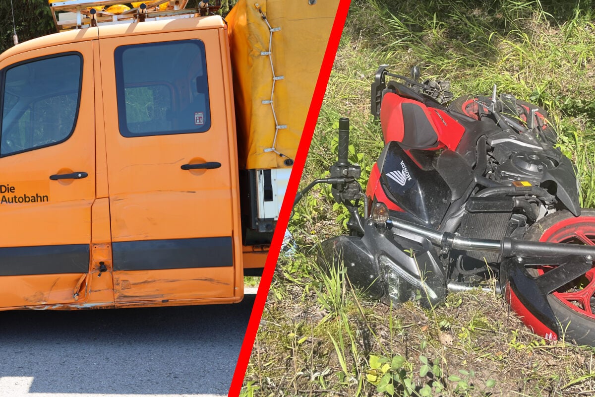Unfall beim Überholen: Motorrad-Sozia schwebt in Lebensgefahr