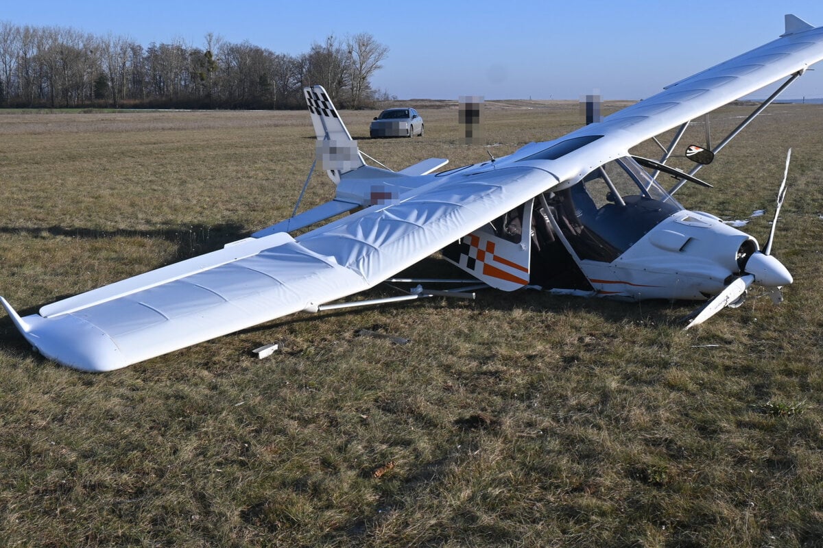 Flugzeug-crasht-auf-Landeplatz-Zwei-Passagiere-verletzt