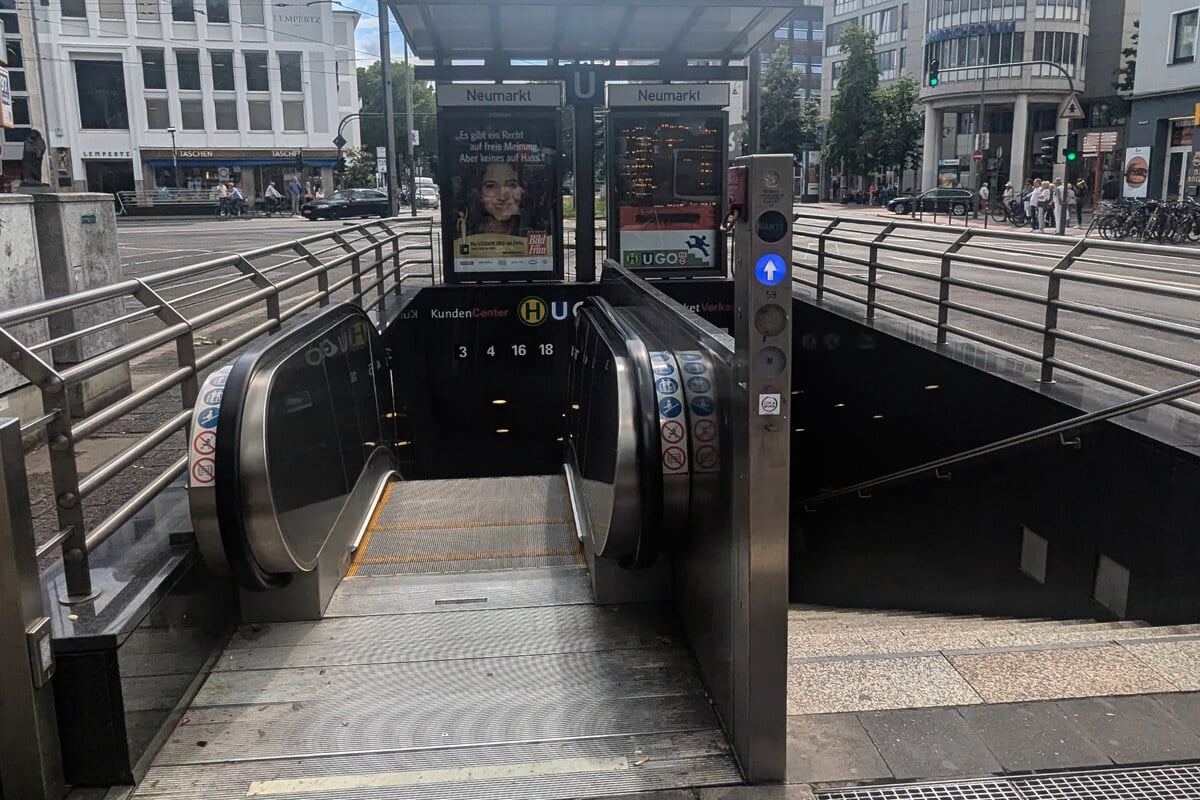 KVB tauschen Rolltreppen am Neumarkt aus: Was Fahrgäste nun beachten müssen