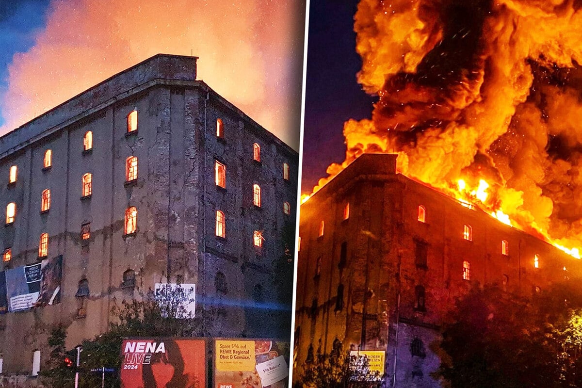 Brand in Industrie-Ruine flammt neu auf: Abriss noch heute?